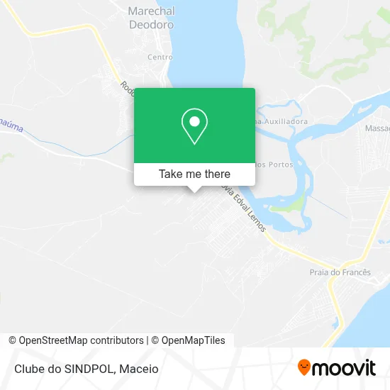 Clube do SINDPOL map