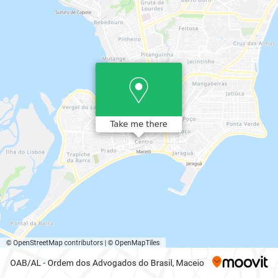 OAB / AL - Ordem dos Advogados do Brasil map