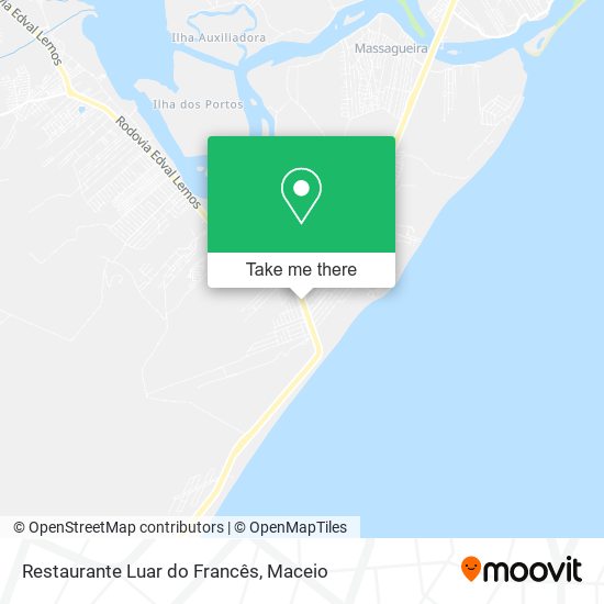 Restaurante Luar do Francês map