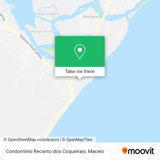 Condominio Recanto dos Coqueirais map