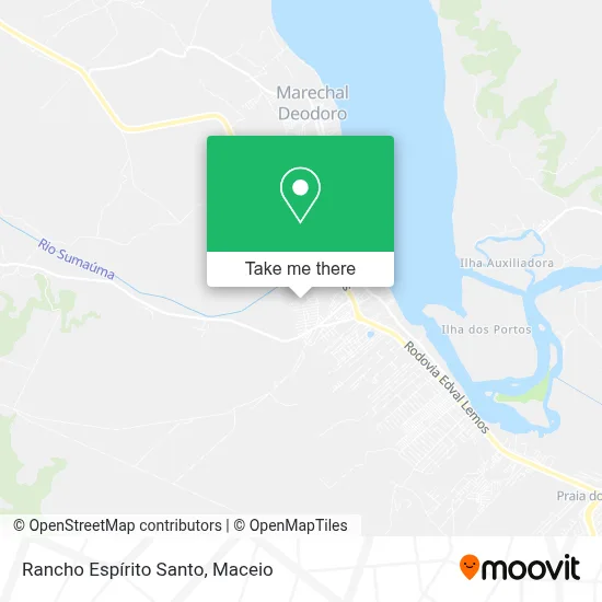 Rancho Espírito Santo map