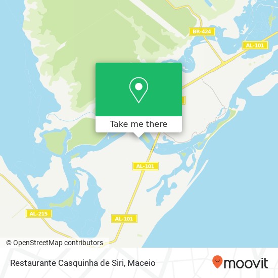 Restaurante Casquinha de Siri map