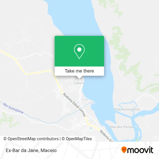 Ex-Bar da Jane map