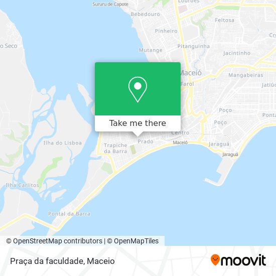 Praça da faculdade map