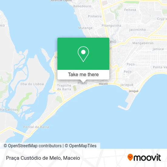 Praça Custódio de Melo map