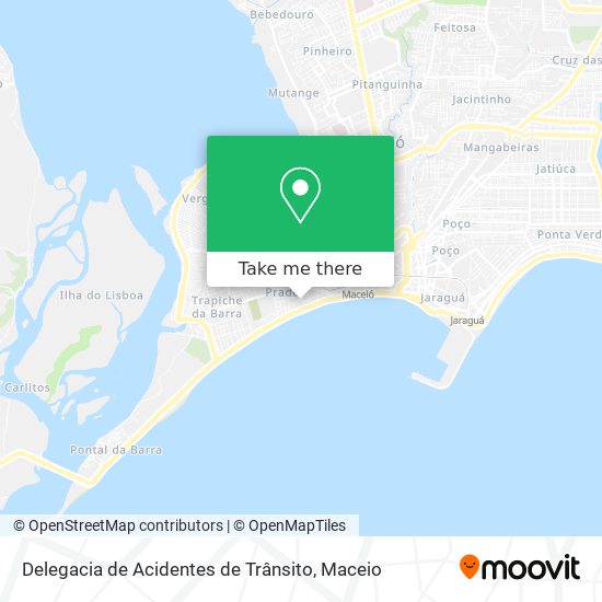 Mapa Delegacia de Acidentes de Trânsito