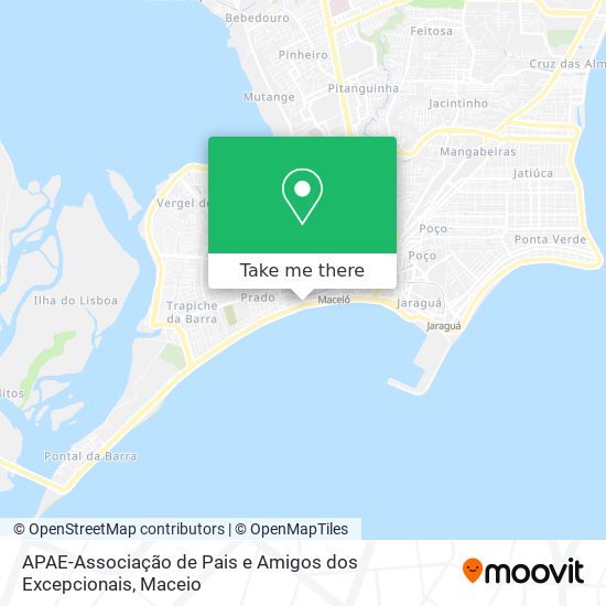 APAE-Associação de Pais e Amigos dos Excepcionais map