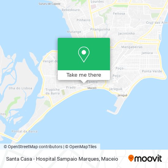 Santa Casa - Hospital Sampaio Marques map