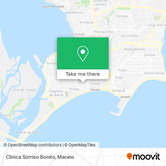 Clínica Sorriso Bonito map