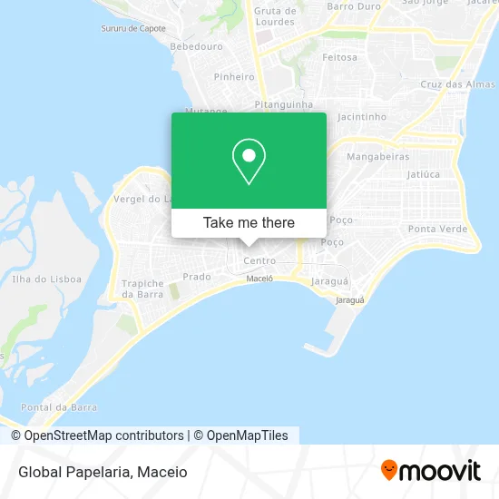 Global Papelaria map