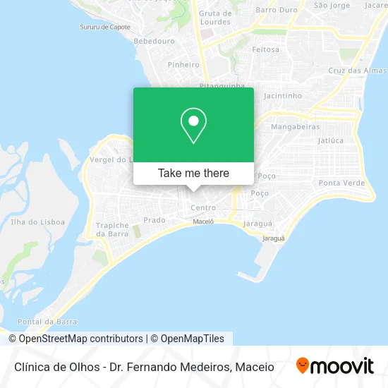 Clínica de Olhos - Dr. Fernando Medeiros map