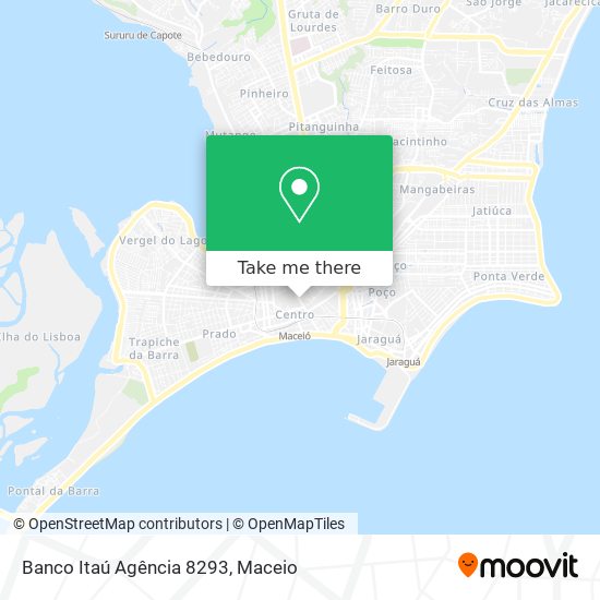 Mapa Banco Itaú Agência 8293
