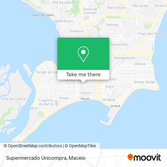 Supermercado Unicompra map