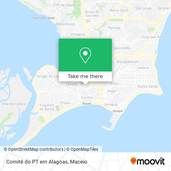 Comitê do PT em Alagoas map