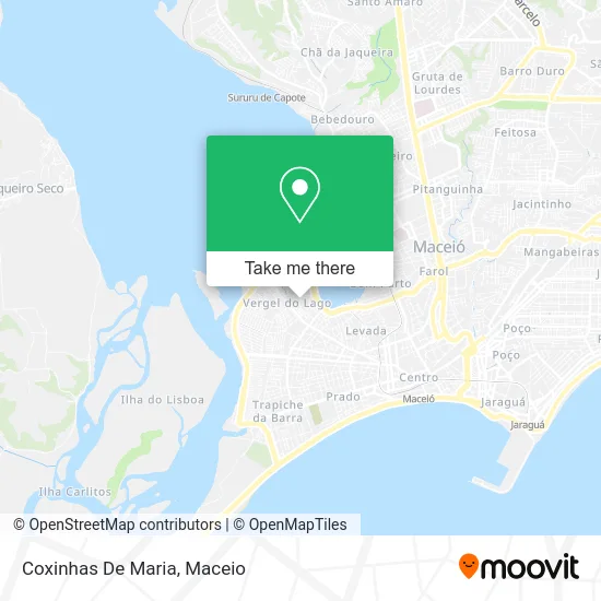 Coxinhas De Maria map