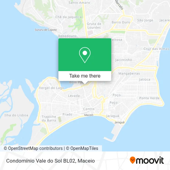 Condomínio Vale do Sol BL02 map