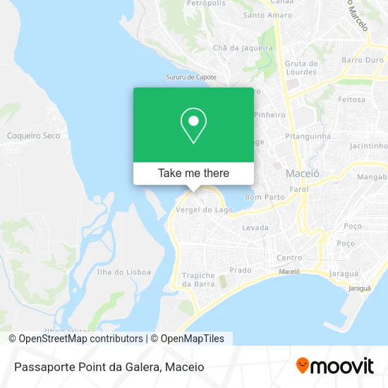 Passaporte Point da Galera map