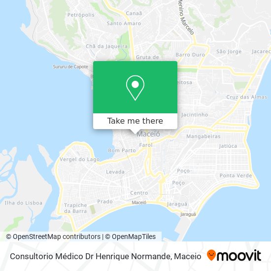 Mapa Consultorio Médico Dr Henrique Normande