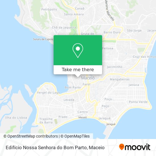 Mapa Edifício Nossa Senhora do Bom Parto