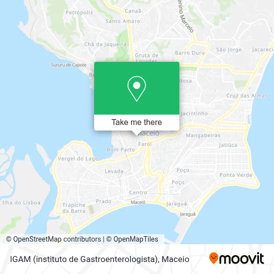 IGAM (instituto de Gastroenterologista) map