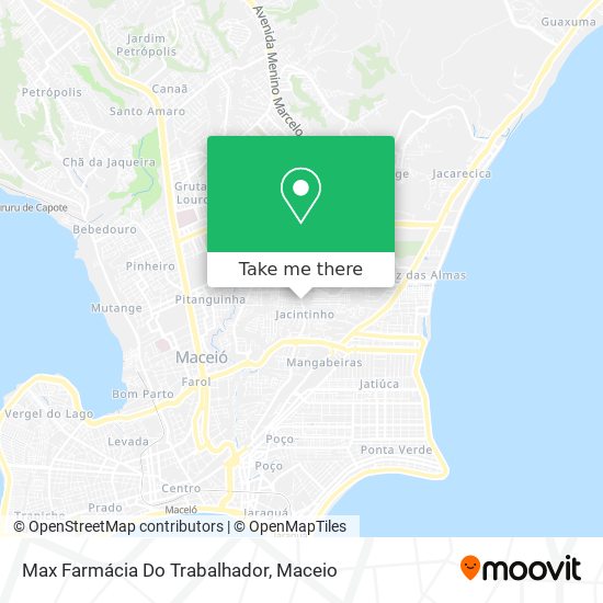 Max Farmácia Do Trabalhador map