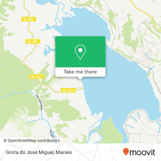 Grota do José Miguel map