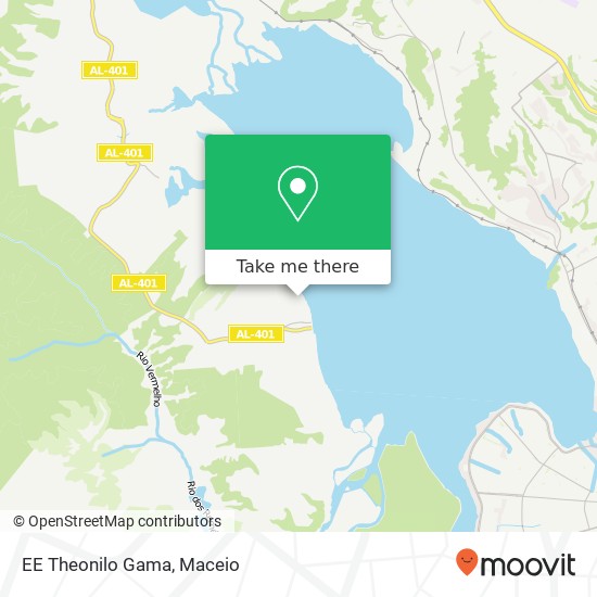 EE Theonilo Gama map