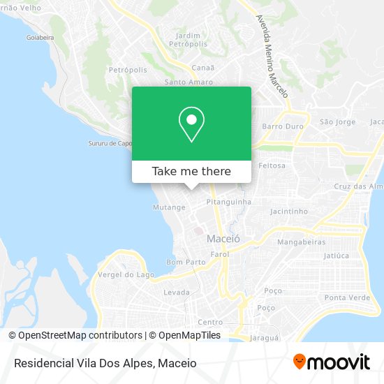 Residencial Vila Dos Alpes map