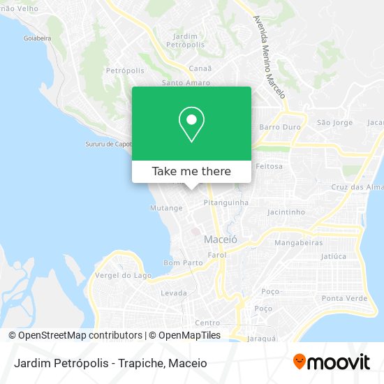 Jardim Petrópolis - Trapiche map