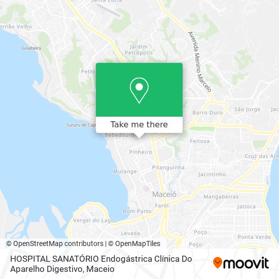 HOSPITAL SANATÓRIO Endogástrica Clínica Do Aparelho Digestivo map