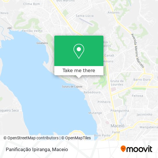 Panificação Ipiranga map