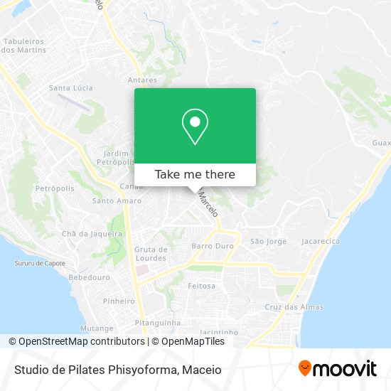 Mapa Studio de Pilates Phisyoforma