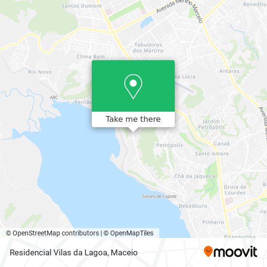 Residencial Vilas da Lagoa map