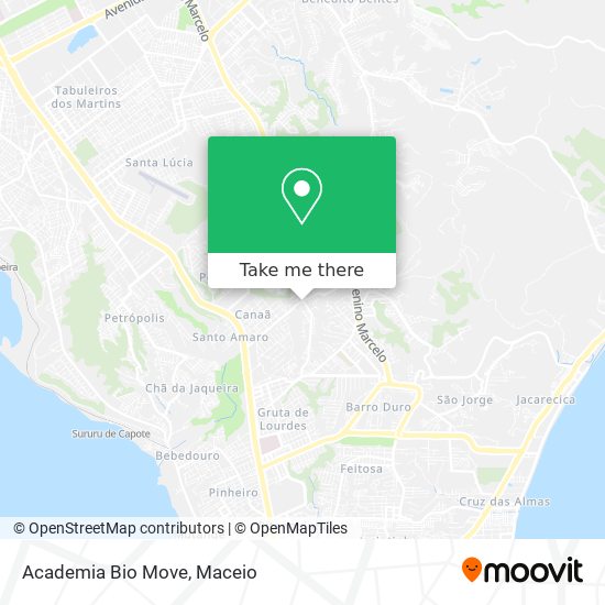 Mapa Academia Bio Move