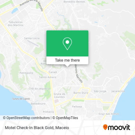 Motel Check-In Black Gold map