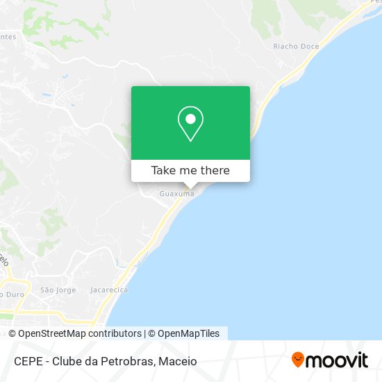 CEPE - Clube da Petrobras map