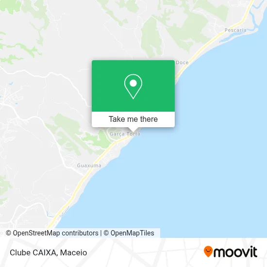 Clube CAIXA map