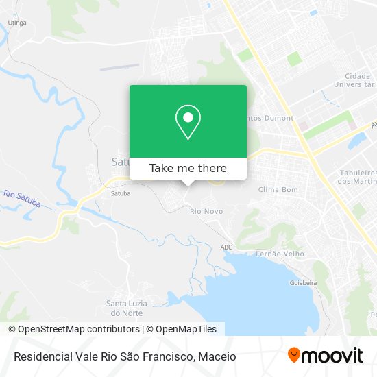 Residencial Vale Rio São Francisco map