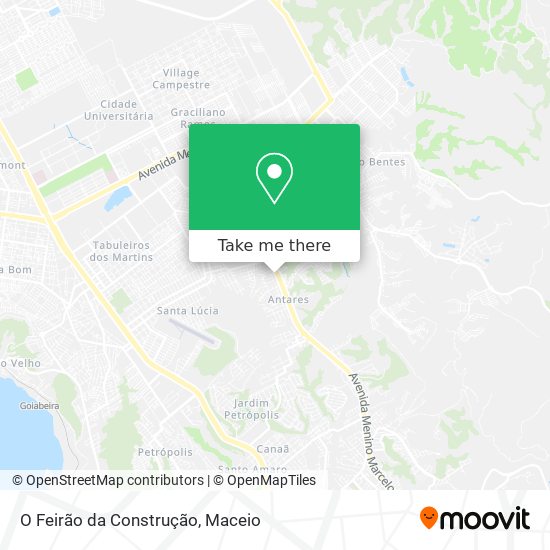 Mapa O Feirão da Construção