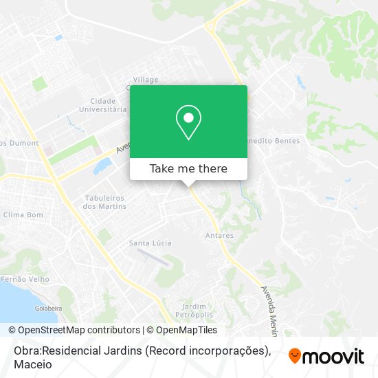 Obra:Residencial Jardins (Record incorporações) map