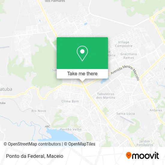 Ponto da Federal map