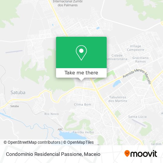 Condomínio Residencial Passione map
