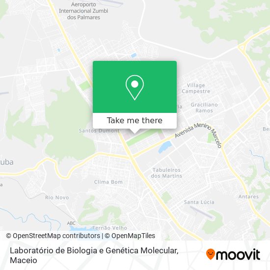 Laboratório de Biologia e Genética Molecular map