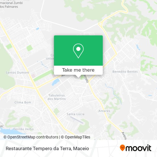Restaurante Tempero da Terra map
