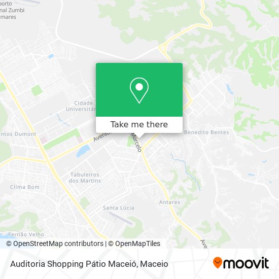 Auditoria Shopping Pátio Maceió map