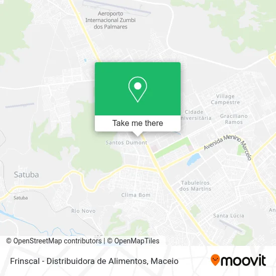 Frinscal - Distribuidora de Alimentos map