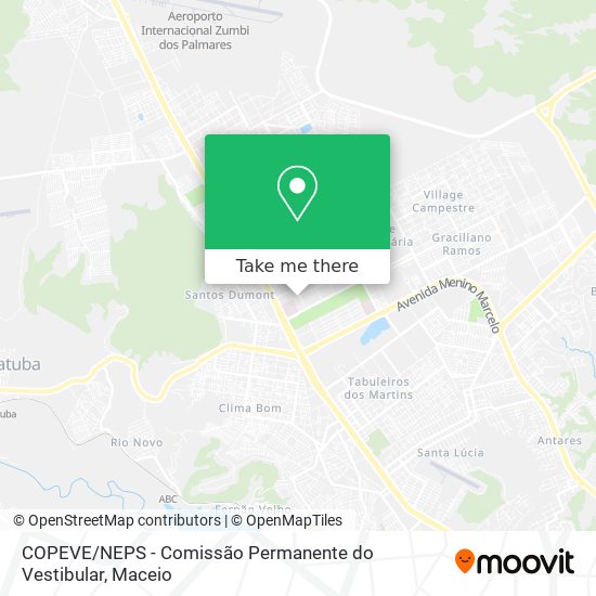 COPEVE / NEPS - Comissão Permanente do Vestibular map