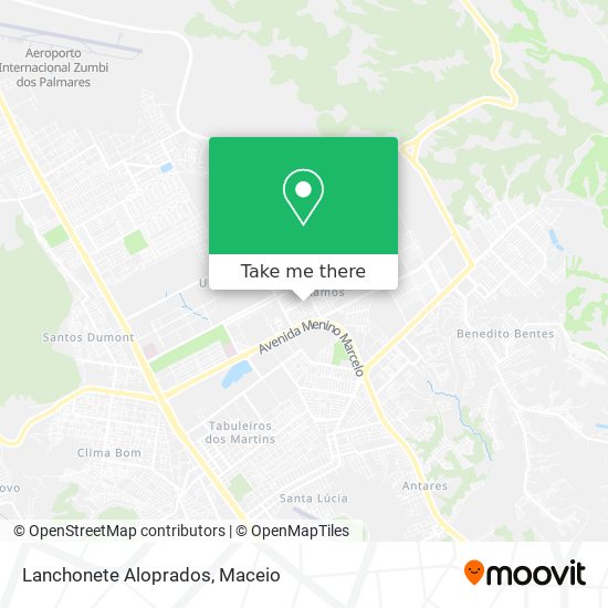 Lanchonete Aloprados map