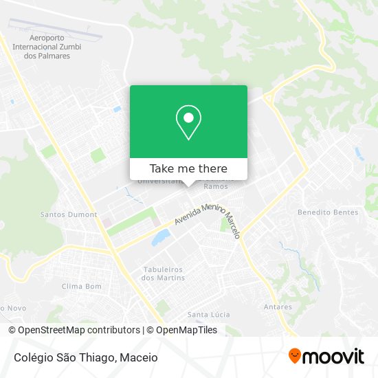 Colégio São Thiago map
