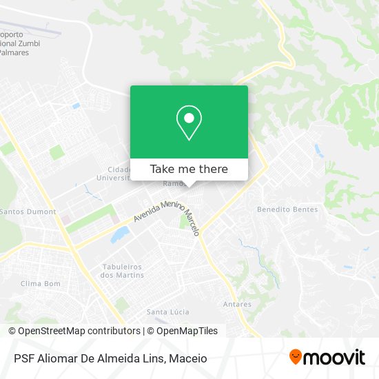 PSF Aliomar De Almeida Lins map